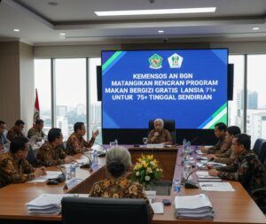 KEMENSOS dan BGN Matangkan Rencana Program Makan Bergizi Gratis Untuk Lansia 75+ Tinggal Sendirian