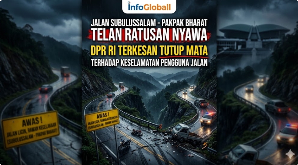 JALAN SUBULUSSALAM-PAKPAK BHARAT TELAN RATUSAN NYAWA – DPR RI TERKESAN TUTUP MATA